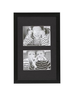  Deknudt Frames :  Cadre Design noir 2 photos 10x15cm ou 13x18cm - Deknudt Frames