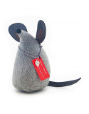 Chip la souris Bloque porte XL en feutre gris