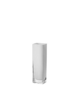 Lucca - Vase en verre blanc 25 cm 
