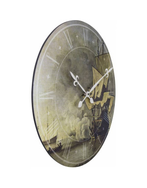  Nextime :  Ship the shot Horloge murale en bois 50 cm