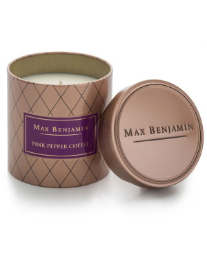 Max Benjamin :  bougie parfumée 100% naturelle Poivre rose & café