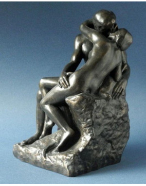  Parastone : Statue "Le Baiser" de Rodin, Reproduction de 24 cm