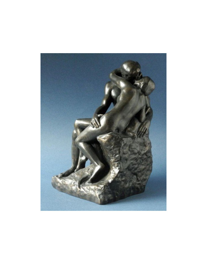 Statue "Le Baiser" de Rodin, Reproduction de 24 cm