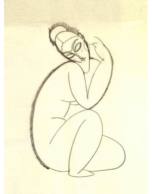 Parastone : Pocket Art, "Nu féminin assis" de Modigliani