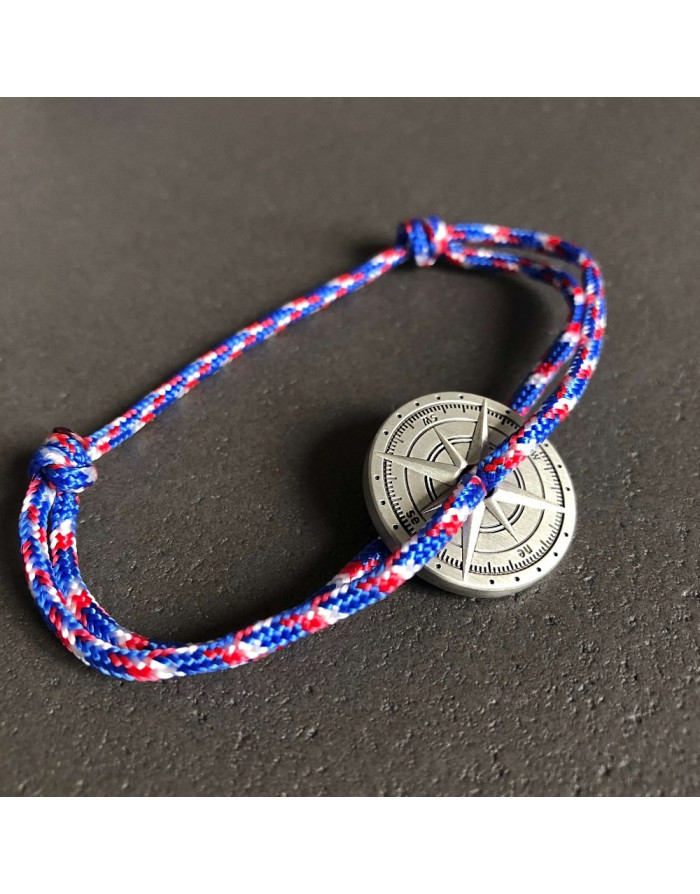 Le Français bracelet corde tricolore
