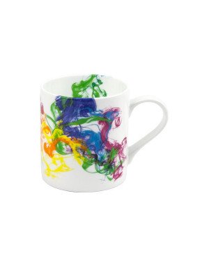  Konitz :  Smoke, mug en porcelaine  décorée, 38 cl