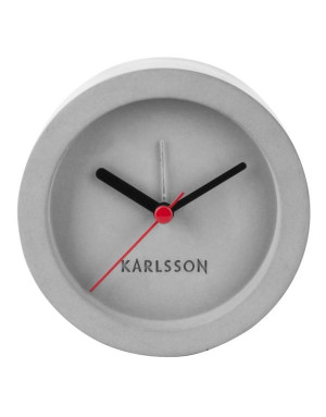  Karlsson :  Tom Concrete, Réveil rond en béton, diamètre 9,5 cm, Karlsson