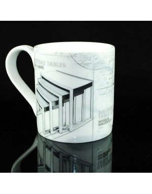  Konitz :  Mug porcelaine anniversaire centenaire du Bauhaus
