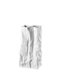 Do not litter Tutenvase Vase sac blanc Porcelaine 22 cm