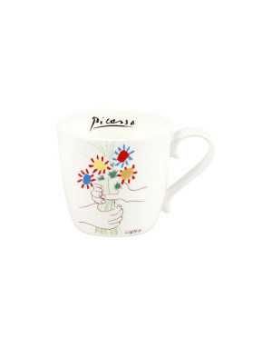Konitz  : Le bouquet de l'amitié de Picasso, mug en porcelaine