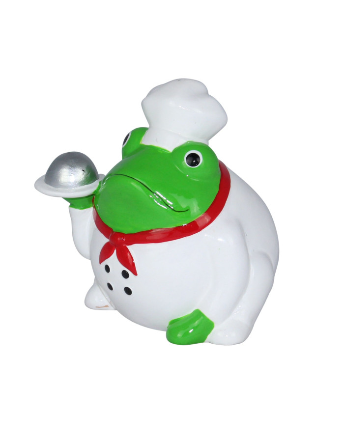  Pomme Pidou : Frogmania chef cuistot tirelire grenouille cuisinier
