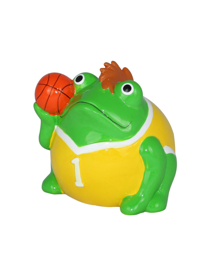  Pomme Pidou : Frogmania basketball tirelire grenouille basketteur