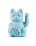 Maneki Neko Lucky Cat Light Blue chat japonais porte-bonheur