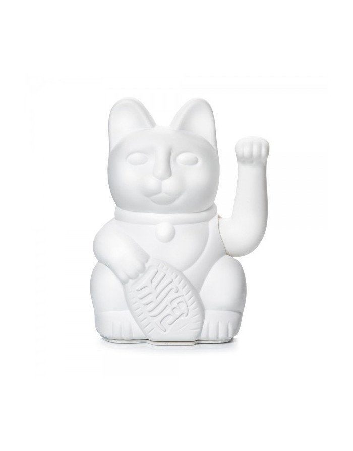 Donkey Maneki Neko Lucky Cat White Chat Japonais Porte Bonheur