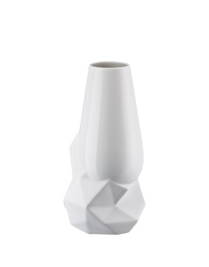  Rosenthal :  Geode Vase Porcelaine 27 cm Design Cédric Ragot