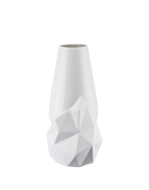  Rosenthal :  Geode Vase Porcelaine 27 cm Design Cédric Ragot