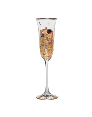  Goebel :  Flûte à champagne "Le Baiser" de Klimt