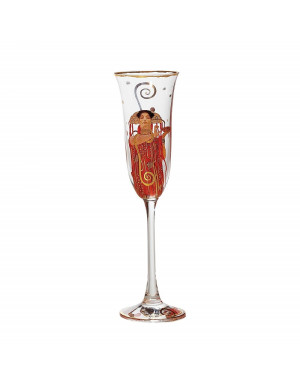  Goebel :  Flûte à champagne "La Médecine" de Klimt