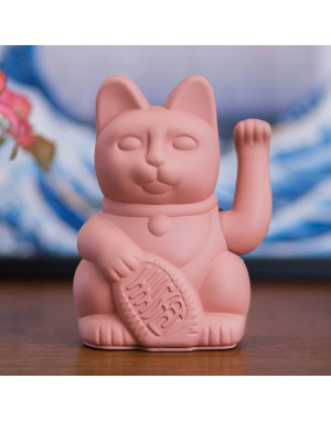  Donkey :  Maneki Neko Lucky Cat Pink chat japonais porte-bonheur