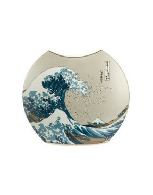Vase "La Vague" d'Hokusai 20 cm