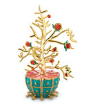 Fleurs de Jori, l\'Albero del Bene, décoration porcelaine