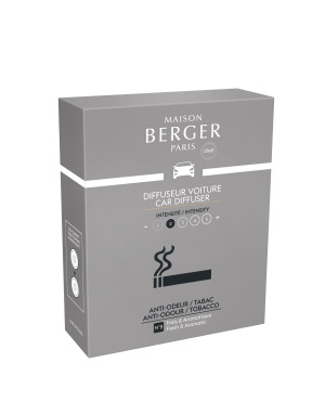 Maison Berger : 2 Recharges diffuseur voiture  «Anti-Odeur de Tabac »