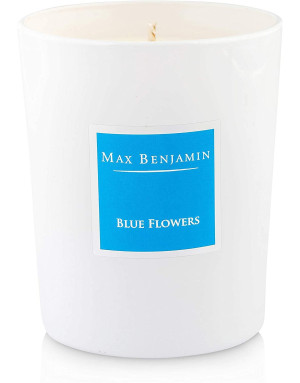 Max Benjamin bougie parfumée Blue Flower naturelle 40h