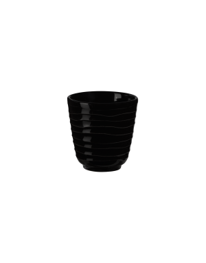 Cordo, Tasse à espresso de 7,5cL en grès coloris noir