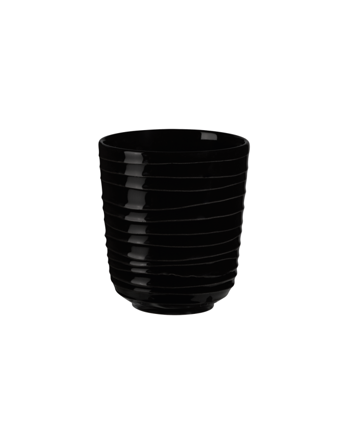 Cordo, Gobelet de 20 cl en grès, coloris noir