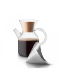 Cafetière traditionnelle Slow Coffee 1 litre filtre permanent inox