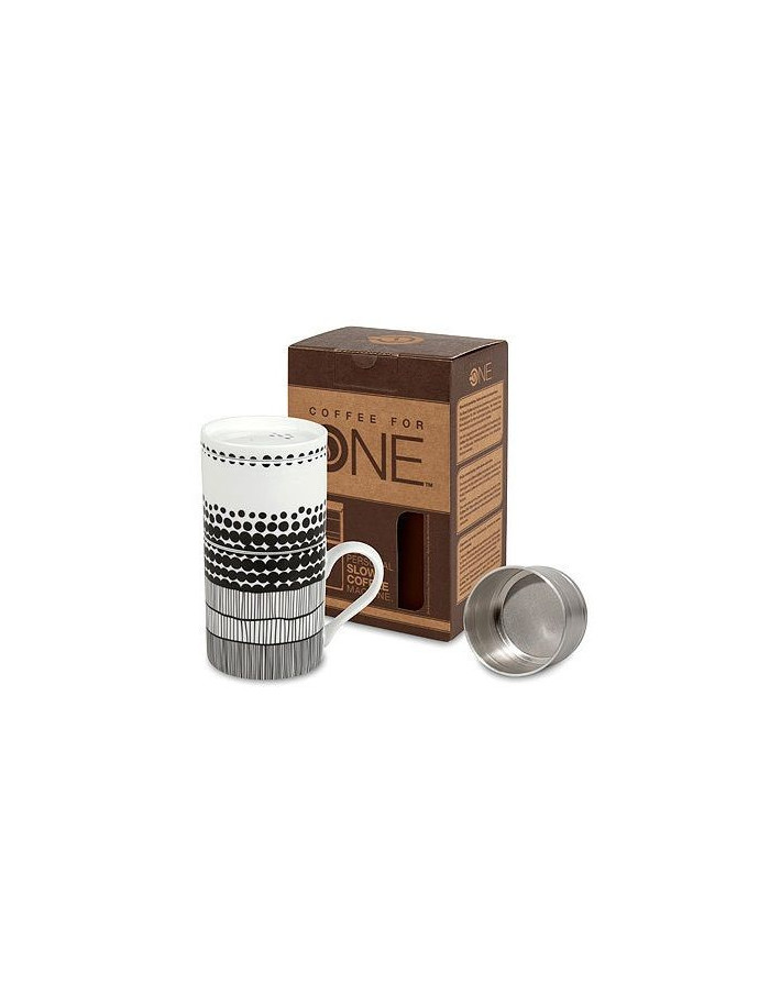 Mug Slow Coffee- Coffee for One - Motifs de petits ronds