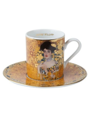 Tasse Espresso et sous tasse "Adele Bloch" de Klimt