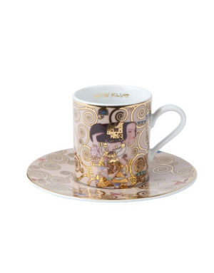Tasse Espresso et sous tasse "L'Attente" de Klimt