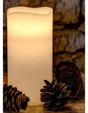 Tenna, Bougie LED blanche 15 cm