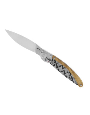 K-lock® Couteau de poche K2® Bois d'olivier décor Perspective