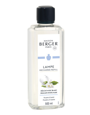 Maison Berger : "Délicat Musc Blanc", Recharge 500 ml