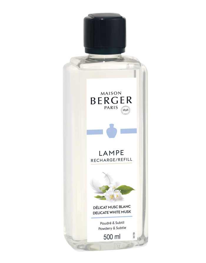 Maison Berger : "Délicat Musc Blanc", Recharge 500 ml