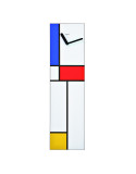 Horloge murale "Mondrian Style"