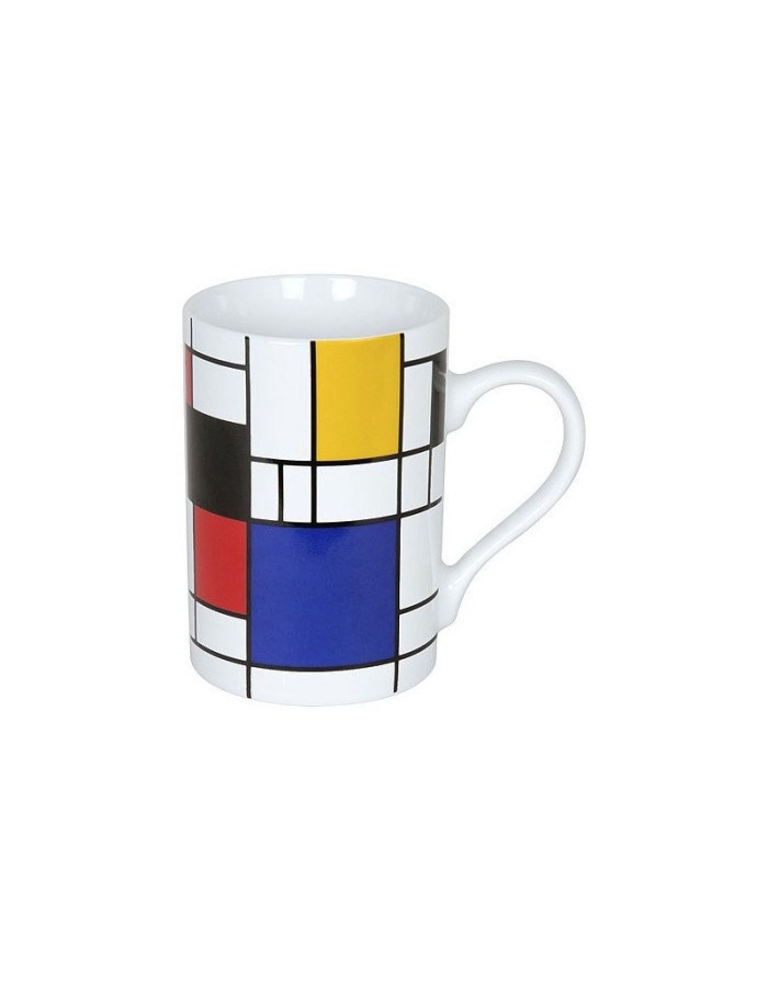  Konitz : Hommage to Mondrian LF - Mug en porcelaine avec anse