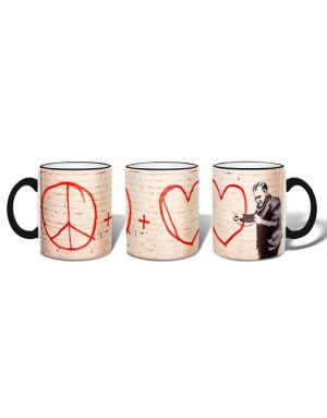 The Retrospect Group Collection : Mug Banksy Peace & Love
