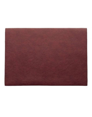 Asa : set de table vegan leather simili cuir bordeau 33x46 cm