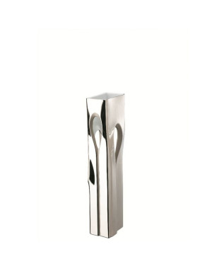 Vase  Platine 45 cm Design Zaha Hadid Edition limitée