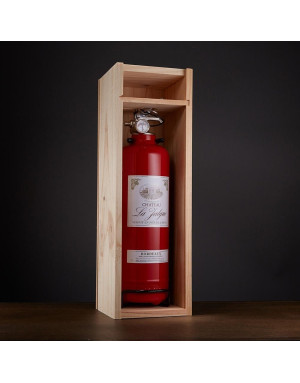 Fire Design, Extincteur Vin rouge en coffret bois