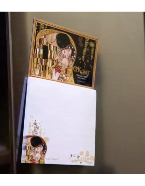 Carmani : Bloc notes magnétique, Le Baiser de Klimt