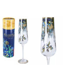 Flute à champagne, Iris de Van Gogh
