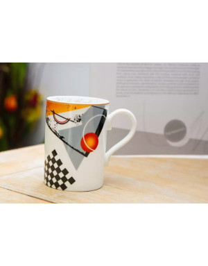 Carmani : Mug, Orange par Kandinsky 