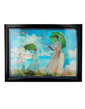 Carmani : Support à Ordinateur, Femme à l'ombrelle de Monet
