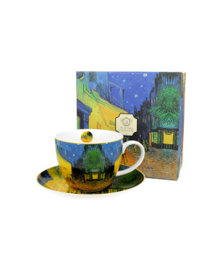Duo Gift : Terrasse d'un café le soir de Van Gogh, Tasse Jumbo