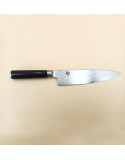 Shun Classic, Couteau de chef japonais 20 cm, lame damassée