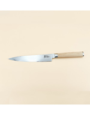 kaï : Shun Classic White, Couteau universel 15 cm, lame damassée